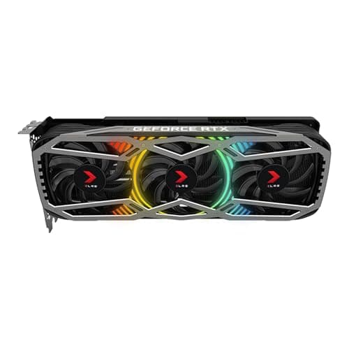 PNY GeForce RTX 3080 10GB LHR XLR8 Gaming REVEL EPIC-X RGB 10GB GDDR6X Silver / Black image