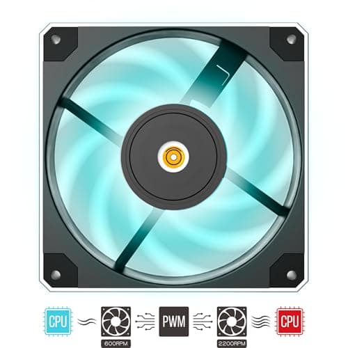 Montech METAL 120mm Black PWM 69 CFM image