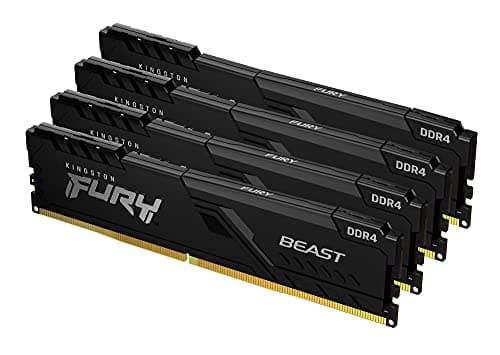 Kingston FURY Beast Black DDR4-3200 CL16 64GB (4x16GB) image