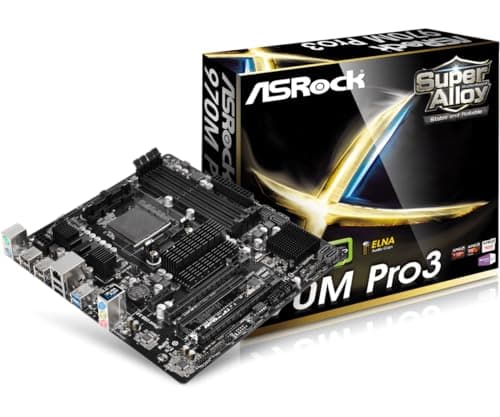 ASRock AMD 970 970M PRO3 DDR3 Micro ATX AM3+/AM3 image