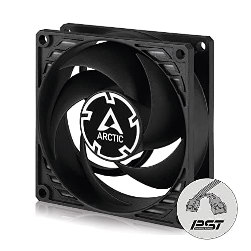 ARCTIC P8 PST 80mm Black PWM PST CO 23.4 CFM 1-Pack image
