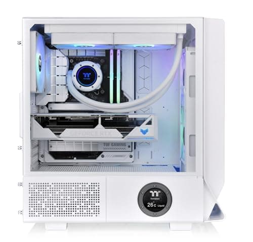 Thermaltake Ceres 350 MX ATX Mid Tower White with Tempered Glass Side Panel and USB 3.2 Gen 2 Type-C USB 3.2 Gen 1 Type-A image