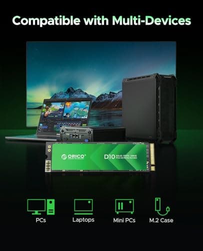 Orico D10 128GB SSD M.2-2280 PCIe 3.0 X4 NVMe image