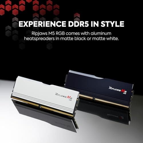 G.Skill Ripjaws M5 RGB DDR5-6800 CL34 32GB (2x16GB) Black image