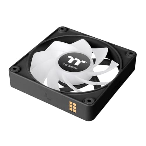 Thermaltake CT120 EX Reverse ARGB Sync 120mm Black PWM 65.82 CFM 3-Pack image