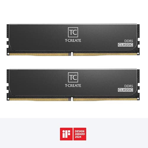 TEAMGROUP T-Create Classic Black DDR5-6000 CL48 64GB (2x32GB) image