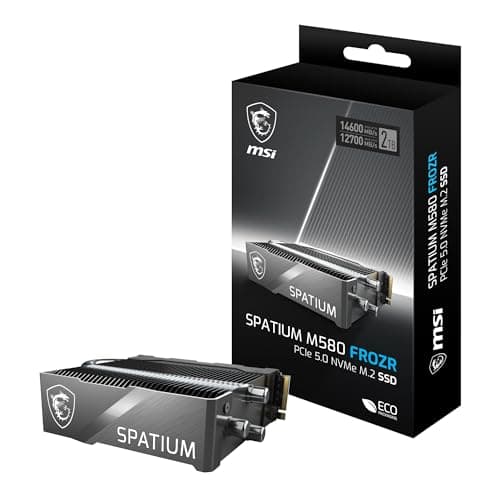 MSI SPATIUM M580 FROZR 2TB M.2 SSD PCIe 5.0 NVMe main image