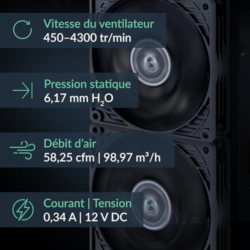 ARCTIC P9 Max 92mm Black PWM 58.25 CFM image