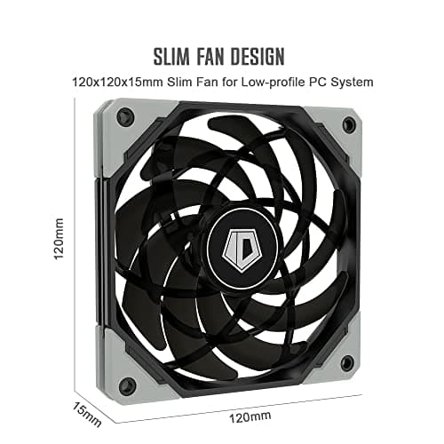 ID-COOLING IS-50X V2 54.6 CFM Air 57mm Black / Gray image