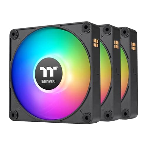 Thermaltake CT140 EX 140mm Black Addressable RGB Sync PWM 90.3 CFM 3-Pack image