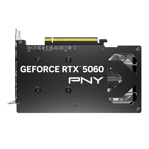 PNY Dual Fan GeForce RTX 5060 8GB GDDR7 Black image