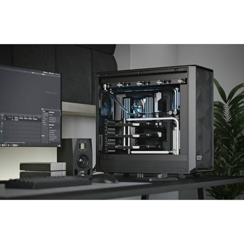 Fractal Design Meshify 2 XL ATX Full Tower Black with Tinted Tempered Glass Side Panel and USB 3.2 Gen 2 Type-C, USB 2.0 Type-A image