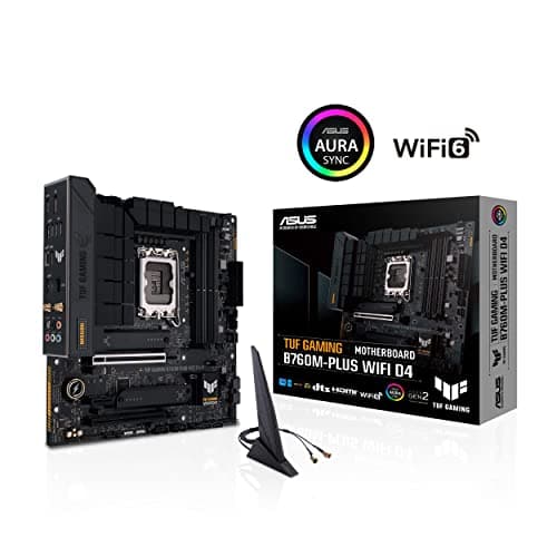 Asus B760 TUF GAMING B760M-PLUS WIFI D4 DDR4 Micro ATX image