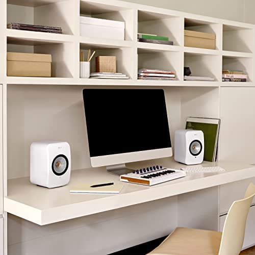 KEF LSXWH White / Black 2.0 Channel 200W Speaker System image
