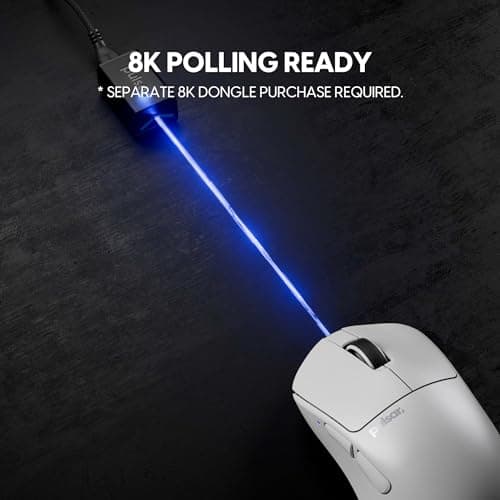 Pulsar X3 Mini Wireless/Wired Optical White Mouse image