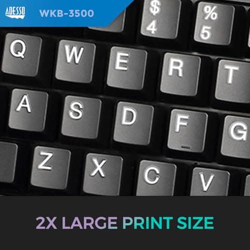 Adesso WKB-3500UB Wireless Ergonomic Keyboard image