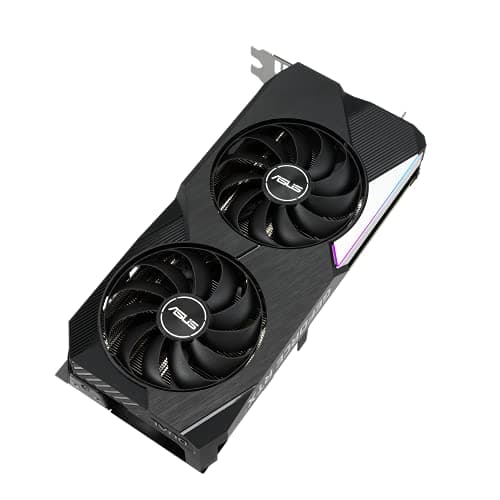 Asus DUAL OC V2 GeForce RTX 3060 Ti LHR 8GB GDDR6 Black / Silver image