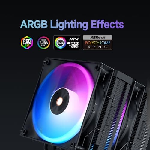 Ocypus Delta A62 ARGB Air 156mm 73 CFM Black image