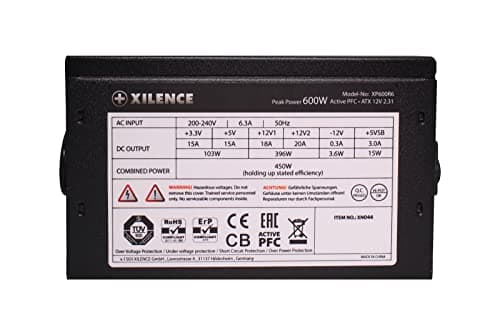Xilence XP600R6 Black/Red 600W Non-Modular image