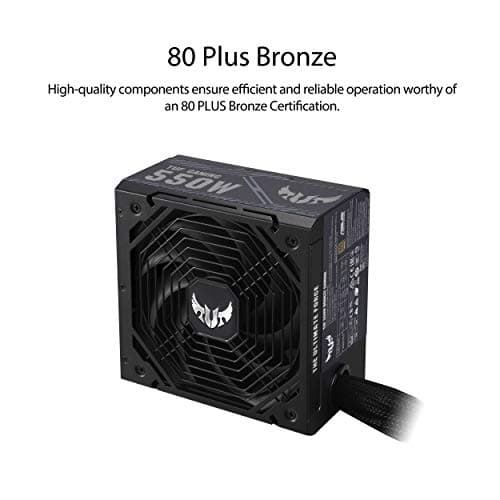 Asus TUF Gaming B Black 550W Non-Modular 80+ Bronze image