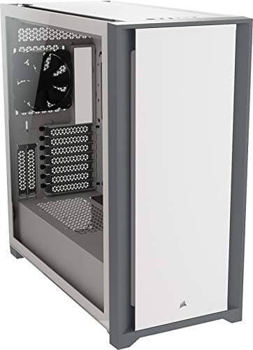5000D Tempered Glass Mid-Tower ATX PC Case — White image