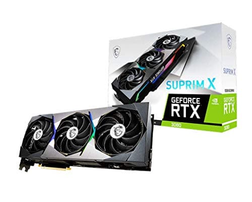MSI SUPRIM X GeForce RTX 3080 10GB GDDR6X Black / Silver main image