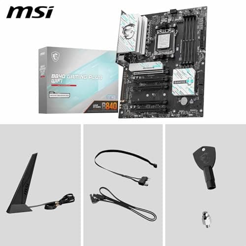 MSI B840 GAMING PLUS WIFI AM5 DDR5 ATX image