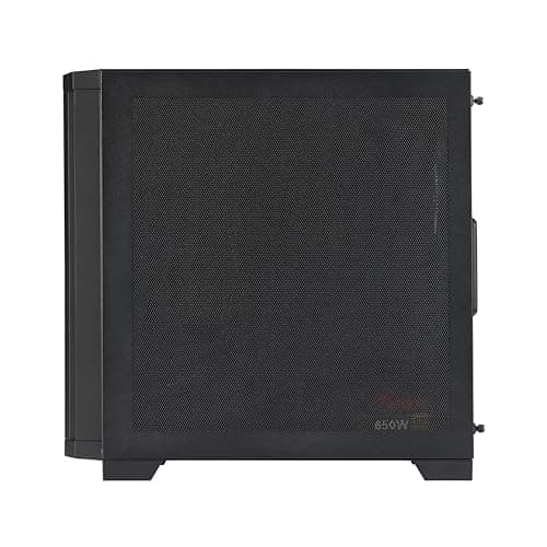 Rosewill FBM-X3 Micro ATX Mid Tower Black with Mesh Side Panel, USB 3.2 Gen 1 Type-A and USB 2.0 Type-A, and 650 W Power Supply image
