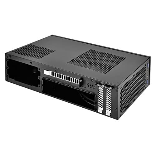 Silverstone ML09 HTPC Black with USB 3.2 Gen 1 Type-A image
