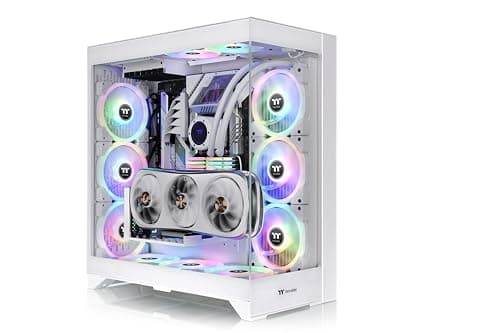 Thermaltake CTE E600 ATX Mid Tower White with Tempered Glass Side Panel and USB 3.2 Gen 2 Type-C USB 3.2 Gen 1 Type-A image