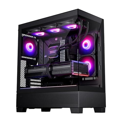 Phanteks XT View ATX Mid Tower Black Tempered Glass Side Panel image