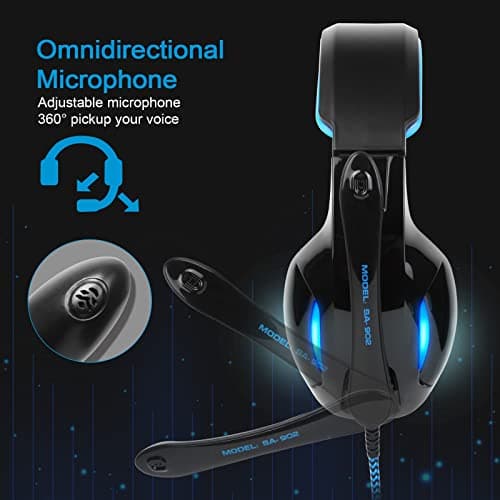 Sades SA-902-B 7.1 Channel Gaming Headset image