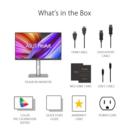 Asus ProArt Display PA24ACRV 23.8" 1440p 75Hz IPS Monitor image