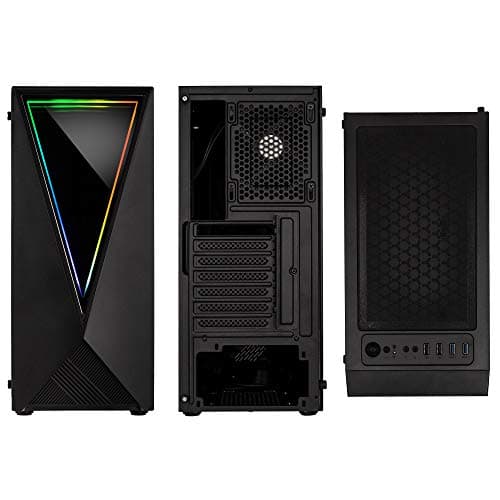 KOLINK VOID RGB ATX Mid Tower Black with Tempered Glass Side Panel and USB 3.2 Gen 1 Type-A / USB 2.0 Type-A image