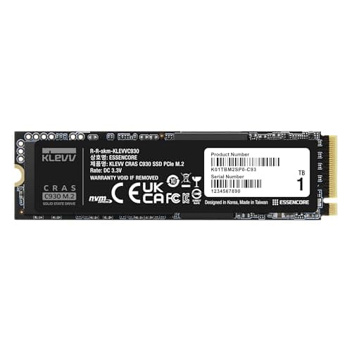 Klevv CRAS C930 1TB SSD M.2-2280 PCIe 4.0 X4 NVMe image