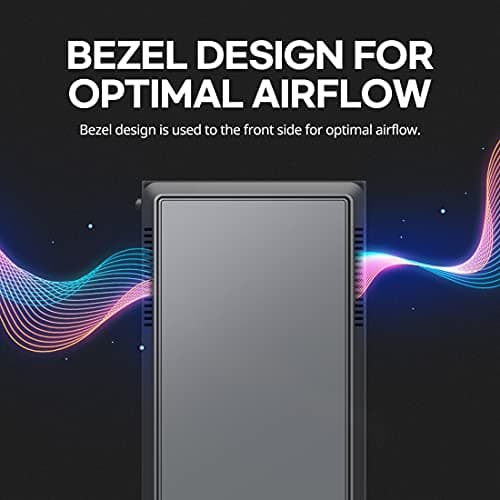 Zalman S4 ATX Mid Tower Black with Tinted Acrylic Side Panel and USB 3.2 Gen 1 Type-A, USB 2.0 Type-A image