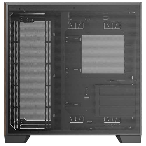 Antec C8 Wood ATX Full Tower Black / Brown with Tempered Glass Side Panel and USB 3.2 Gen 2 Type-C USB 3.2 Gen 1 Type-A image