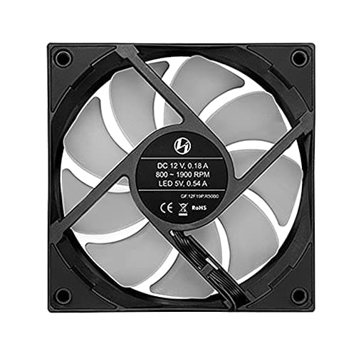 Lian Li ST120 120mm Black PWM Addressable RGB 3-Pack image