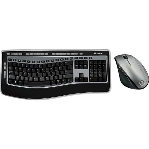 Microsoft XSA-00001 Wireless Ergonomic Keyboard With Laser Mouse main image