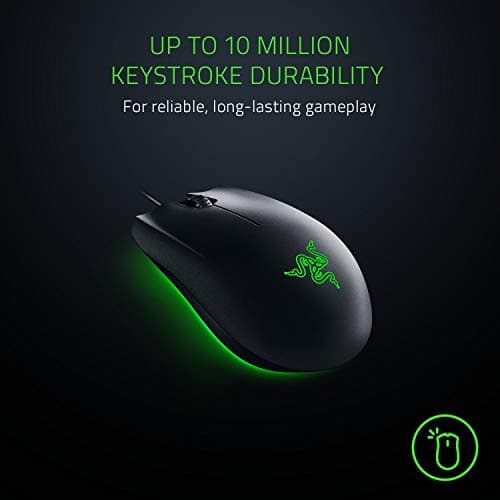 Razer Abyssus Essential: True 7,200 DPI Optical Sensor - 3 Hyperesponse Buttons - Powered by Razer Chroma - Ambidextrous Ergonomic Gaming Mouse (Renewed) image