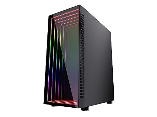 BGears b-Optillusion ATX Mid Tower Black Tempered Glass Side Panel image