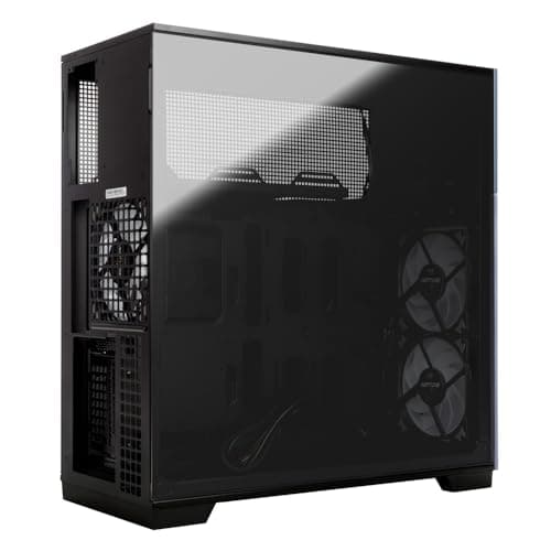 In Win F5 ATX Full Tower Black with Tempered Glass Side Panel and Front Panel USB 3.2 Gen 2x2 Type-C, USB 3.2 Gen 1 Type-A image