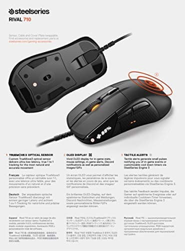 SteelSeries Rival 710 Optical Wired Gaming Mouse image