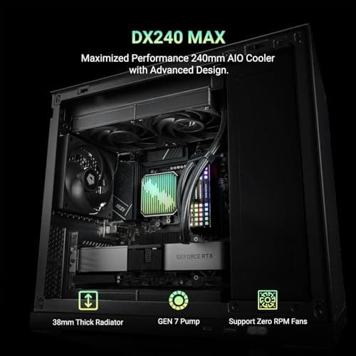 ID-COOLING DX240 MAX 85 CFM Water 240mm Black image