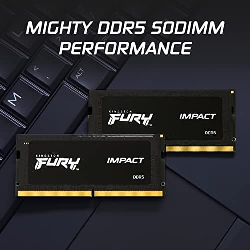 Kingston FURY Impact Black DDR5 SODIMM-6000 CL38 16GB (1x16GB) image
