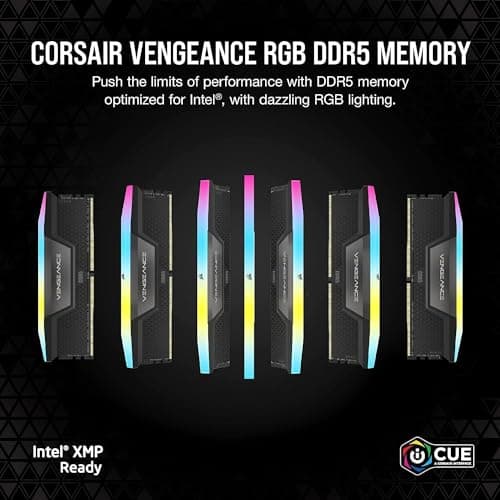 Corsair Vengeance RGB Black DDR5-6200 CL36 32GB (2x16GB) image