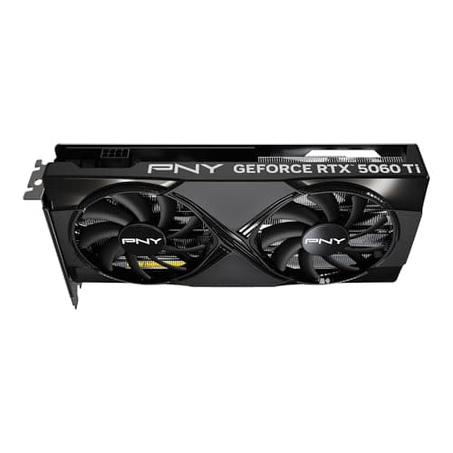 PNY Dual Fan OC GeForce RTX 5060 Ti 16GB GDDR7 Black image