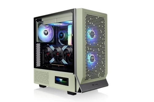 Thermaltake Ceres 300 ATX Mid Tower Green Tempered Glass ARGB image