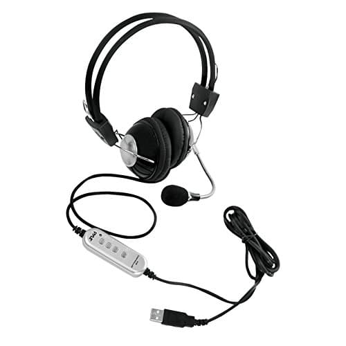 Pyle Audio PHPMCU10 Closed Headphones (Black / Silver) main image