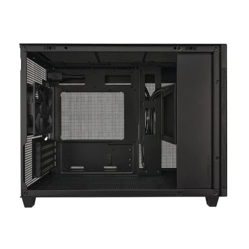 Asus Prime AP201 Micro ATX Mini Tower Black with Mesh Side Panel and USB 3.2 Gen 2 Type-C and USB 3.2 Gen 1 Type-A image